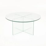 Ruby 90Cm Round 10Mm Tempered Glass Coffee Table