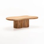 Rumi 130X70Cm Solid Wood Coffee Table