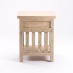Sari Whitewash 1 Drawer Pedestal - Image 4