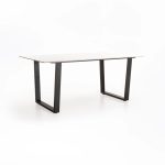 Shaw 180X90Cm Stone Top Dining Table - White