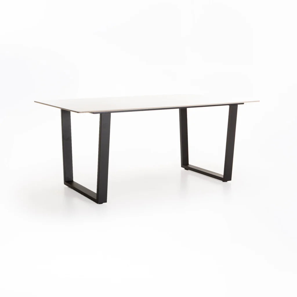 decofurn-furniture-shaw-180x90cm-stone-top-dining-table-white-424 Shaw 180X90Cm Stone Top Dining Table - White - Image 1
