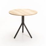 Shay 80Cm Round Top Dining Table - Oak - Image 4