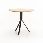 Shay 80Cm Round Top Dining Table - Oak