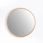 Sirius 80Cm Round Mirror - Oak