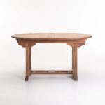 Teak Oval Extension Table - Image 7