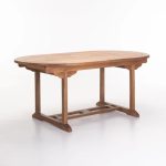Teak Oval Extension Table