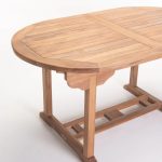 Teak Oval Extension Table - Image 9