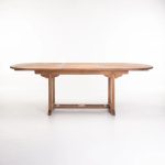 Teak Oval Extension Table - Image 2