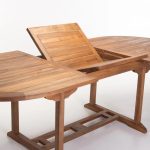 Teak Oval Extension Table - Image 5