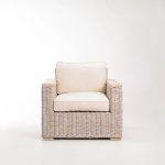 Tegal Kubu Whitewash Armchair - Image 2