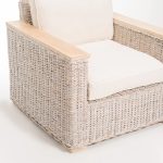Tegal Kubu Whitewash Armchair - Image 5