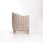 Tegal Kubu Whitewash Tub Armchair - Image 3