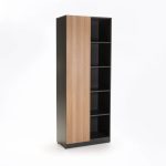 Togo 1 Door 5 Shelf High Cabinet