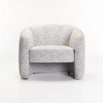 Tulip Fabric Chair - Grey - Image 2