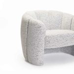 Tulip Fabric Chair - Grey - Image 5