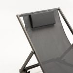 Tulum Outdoor Sun Chair - Dark Grey - Image 5