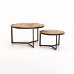 Vea Set Of 2 70/50Cm Solid Wood Coffee Table - Image 3