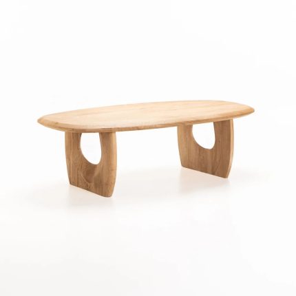 Veda 130X70Cm Solid Wood Coffee Table