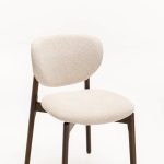 Viola Wooden Dining Chair Textured Oatmeal - Image 12