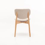 Viola Wooden Dining Chair Textured Oatmeal - Image 4