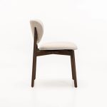 Viola Wooden Dining Chair Textured Oatmeal - Image 9
