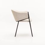 Violet Textured Fabric Dining Chair - Image 15