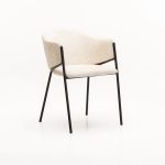 Violet Textured Fabric Dining Chair - Image 13