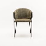 Violet Textured Fabric Dining Chair - Image 8