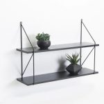 Wall Shelf - Black 2 Shelf - Image 3