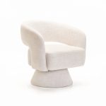 Zara Fabric Swivel Chair - Image 11