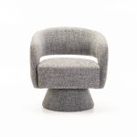 Zara Fabric Swivel Chair - Image 7