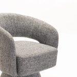 Zara Fabric Swivel Chair - Image 10