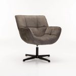 Zari Fabric Swivel Chair - Image 16