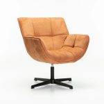 Zari Fabric Swivel Chair - Image 6