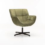 Zari Fabric Swivel Chair - Image 11