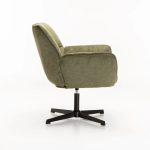 Zari Fabric Swivel Chair - Image 13