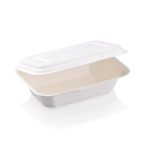 600ml Snack Box - Rectangular | Sugarcane | 50's