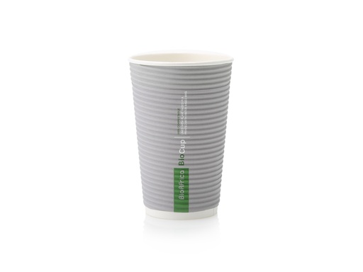 image_512 500ml Horizontal Ripple Paper BioCup | PLA | FSC | 25's - Image 1