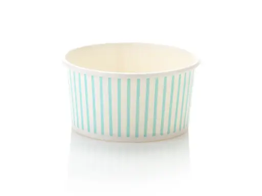image_512 6oz (180ml) Vintage Ice Cream Tub | Paper | 50's - Image 1