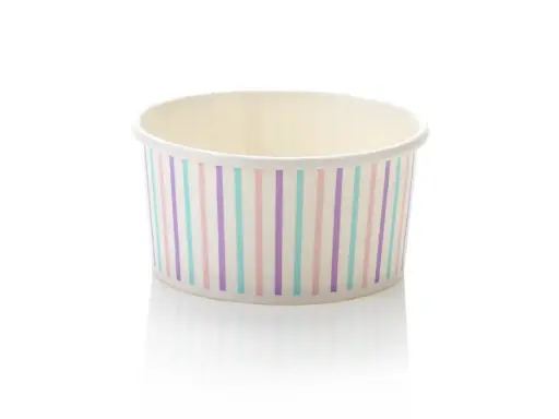 image_512 6oz (180ml) Vintage Ice Cream Tub | Paper | 50's - Image 1