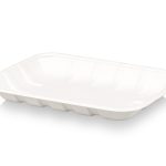 Deli Tray - 25cm x 18cm | Sugarcane | Ribbed - Large | 50's  - E040