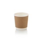 100ml Espresso Double Wall Paper Cup | LDPE | FSC | 25's
