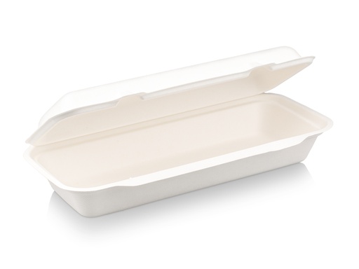 image_512 Footlong Snack Box | Rectangular | Large | Sugarcane | 50's - E - Image 1