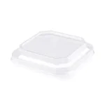 Square PET Lid – fits Paper Punch Bowl | 500ml (140mm) | 50’s