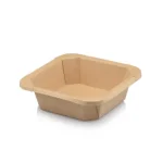 Square Paper Punch Bowl - 300ml | Single Lining | 50’s