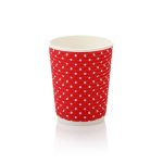 250ml Horizontal Ripple Paper Cup | LDPE | FSC | 25's (500's)