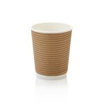 250ml Horizontal Ripple Paper Cup | LDPE | FSC | 25's (500's)