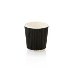 100ml Espresso Vertical Ripple Paper Cup | LDPE | FSC | 25's