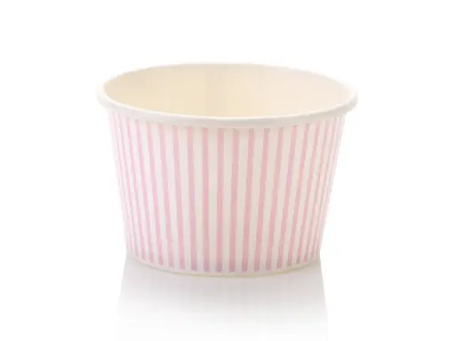 image_512 8oz (250ml) Vintage Ice Cream Tub | Paper | 50's - Image 1