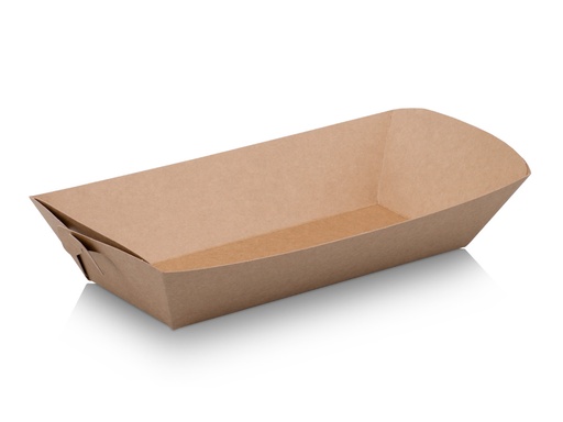 image_512 Flat Packed Bio Tray #8 | Kraft Paper | 100's - CCP - Image 1